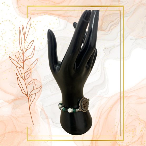 BRACELET ANTI-ONDES « MALACHITE & NACRE » – Image 14