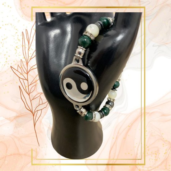 BRACELET ANTI-ONDES « MALACHITE & NACRE » – Image 19